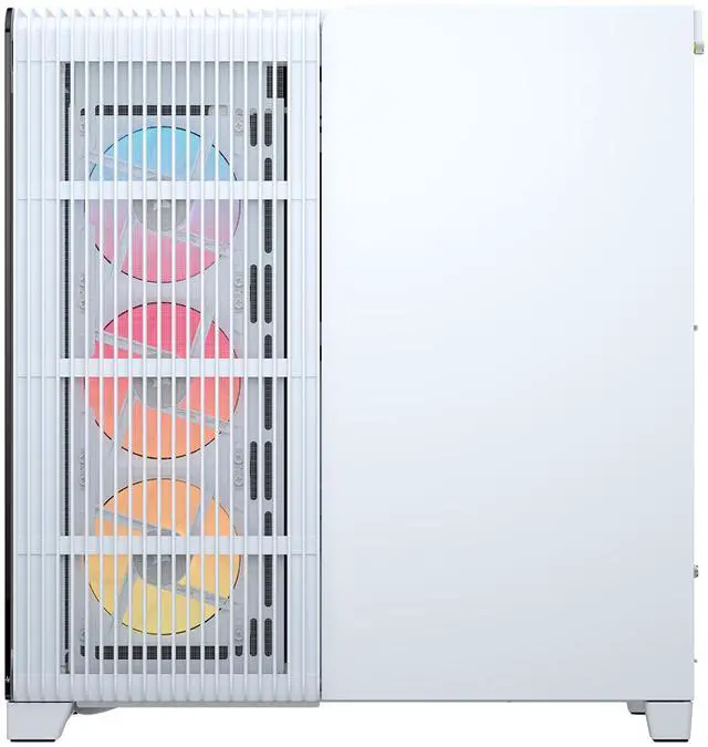 Alt view image 5 of 12 - CORSAIR FRAME 4500X LX-R RGB LINK Panoramic Glass Mid-Tower PC Case – Panoramic Glass Exterior – InfiniRail™ Fan Mounting System – Fits Dual 360mm Radiators – ASUS BTF, MSI Project Zero, and Gigabyte Project Stealth Compatible — Reverse-Ro
