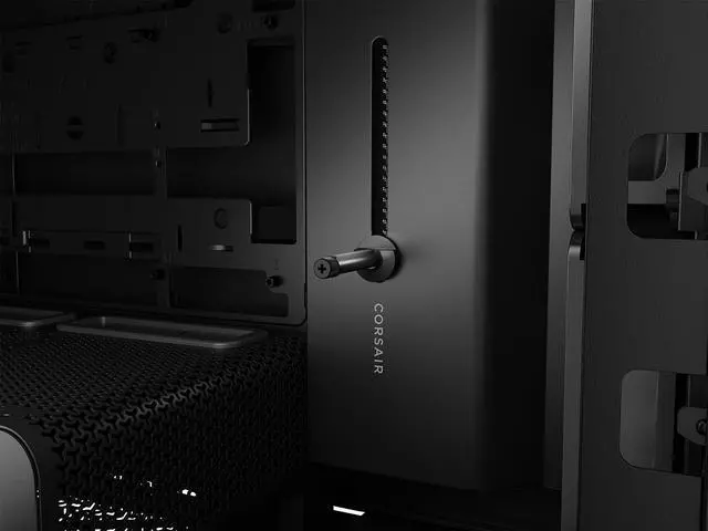 Alt view image 11 of 17 - CORSAIR FRAME 4000D WOOD RS Modular High Airflow Mid-Tower PC Case, Black & Walnut. 3x 360mm Radiator Mounts. 4x RS120 PWM fans included - 13x 120mm fan mounts or 7x 140mm fans.