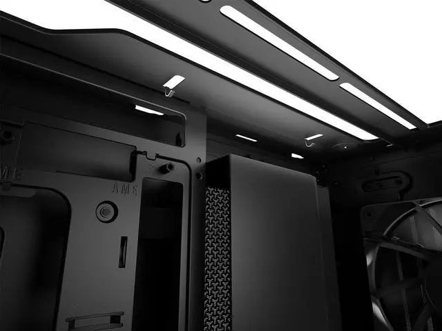 Alt view image 12 of 17 - CORSAIR FRAME 4000D WOOD RS Modular High Airflow Mid-Tower PC Case, Black & Walnut. 3x 360mm Radiator Mounts. 4x RS120 PWM fans included - 13x 120mm fan mounts or 7x 140mm fans.