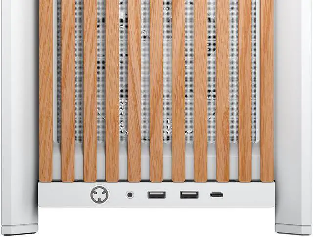 Alt view image 15 of 17 - CORSAIR FRAME 4000D WOOD RS Modular High Airflow Mid-Tower PC Case, White & Oak. 3x 360mm Radiator Mounts. 4x RS120 PWM fans included - 13x 120mm fan mounts or 7x 140mm fans