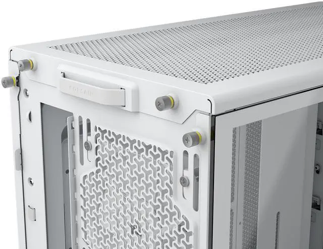 Alt view image 14 of 17 - CORSAIR FRAME 4000D WOOD RS Modular High Airflow Mid-Tower PC Case, White & Oak. 3x 360mm Radiator Mounts. 4x RS120 PWM fans included - 13x 120mm fan mounts or 7x 140mm fans