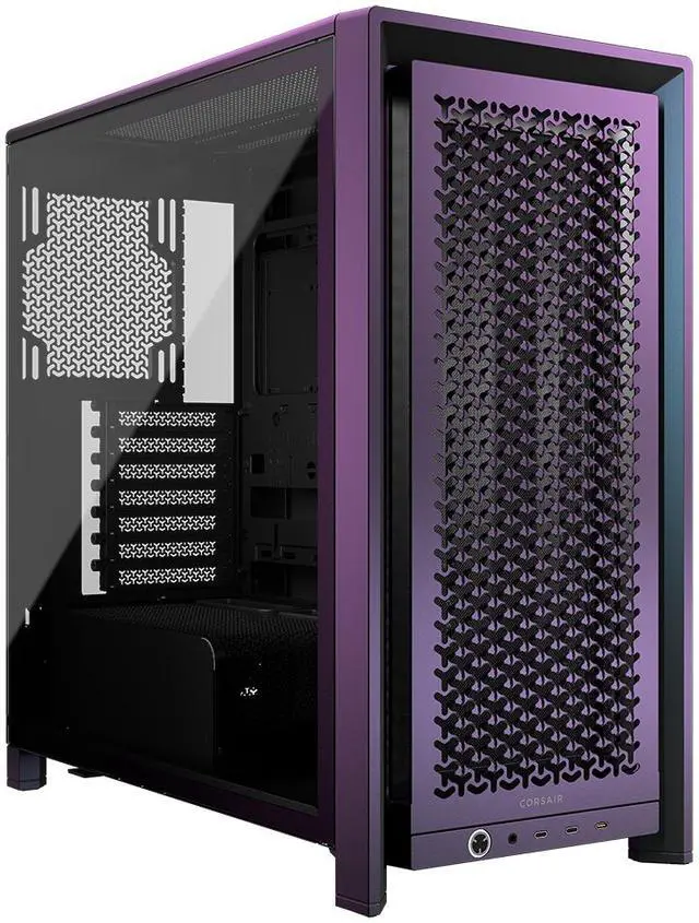 CORSAIR FRAME 4000D Modular High Airflow Mid-Tower PC Case, Vault Series - Galaxy - Fully Customizable  Design - InfiniRail Fan Mounting System - Fits Multiple 360mm Radiators - ASUS BTF - Galaxy