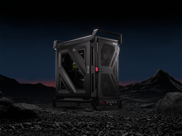 Alt view image 16 of 20 - CORSAIR WARTHOG Airflow Mid-Tower Case - Thick Steel Construction - High-Airflow Performance - InfiniRail™ Fan Mounting System - Fits Multiple 360mm Radiators - Reverse Motherboard Support - Black