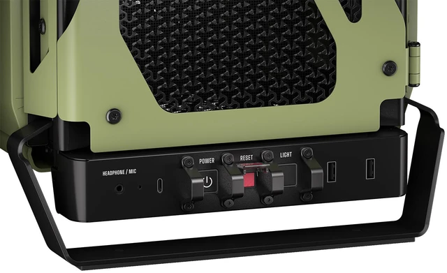 Alt view image 14 of 20 - CORSAIR WARTHOG Airflow Mid-Tower Case - Thick Steel Construction - High-Airflow Performance - InfiniRail™ Fan Mounting System - Fits Multiple 360mm Radiators -Reverse Motherboard Support, Olive Drab