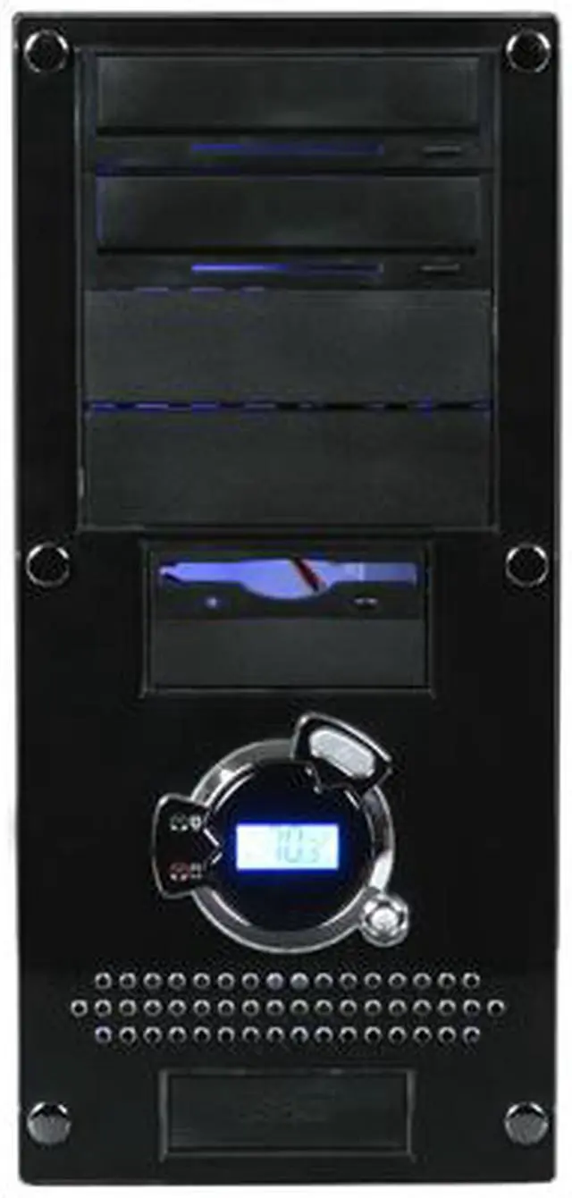 Alt view image 2 of 12 - APEVIA X-Dreamer ATXB3KLW-BK/420W Black Steel ATX Mid Tower Computer Case ATX 420W power supply for AMD/Intel Power Supply