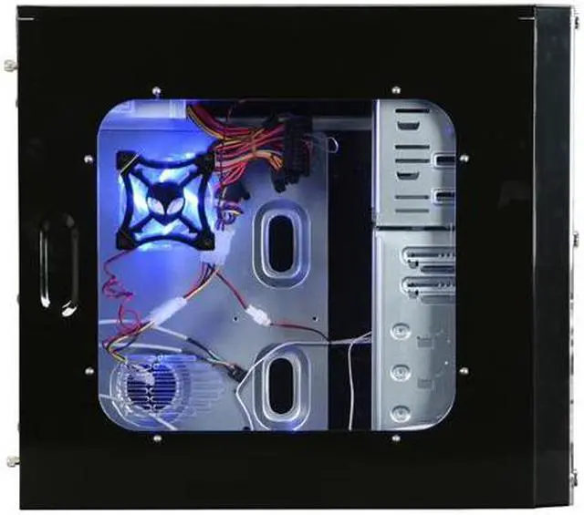 Alt view image 4 of 12 - APEVIA X-Dreamer ATXB3KLW-BK/420W Black Steel ATX Mid Tower Computer Case ATX 420W power supply for AMD/Intel Power Supply