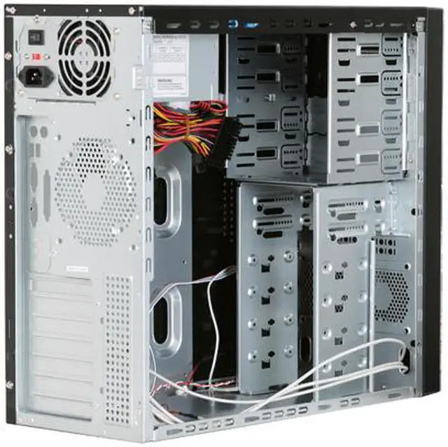 Alt view image 9 of 12 - APEVIA X-Dreamer ATXB3KLW-BK/420W Black Steel ATX Mid Tower Computer Case ATX 420W power supply for AMD/Intel Power Supply