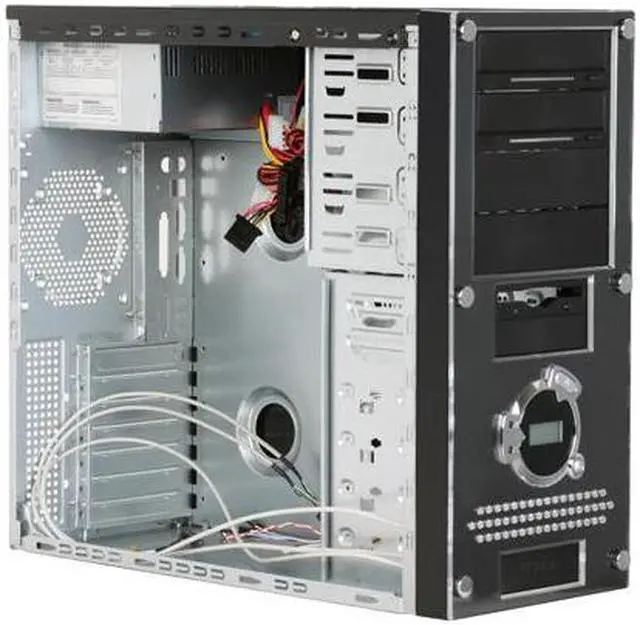Alt view image 11 of 12 - APEVIA X-Dreamer ATXB3KLW-BK/420W Black Steel ATX Mid Tower Computer Case ATX 420W power supply for AMD/Intel Power Supply