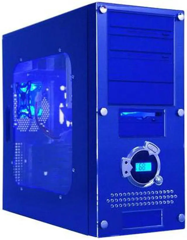 Main image of APEVIA X-Dreamer ATXB3KLW-BL Blue Steel ATX Mid Tower Computer Case 420W Power Supply