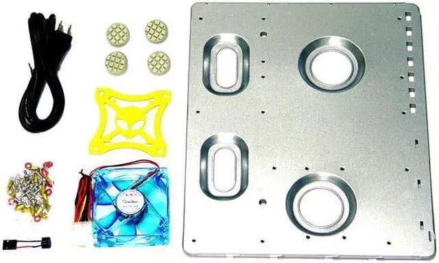 Alt view image 9 of 11 - APEVIA X-Dreamer ATXB3KLW-YL Yellow Steel ATX Mid Tower Computer Case 420W Power Supply