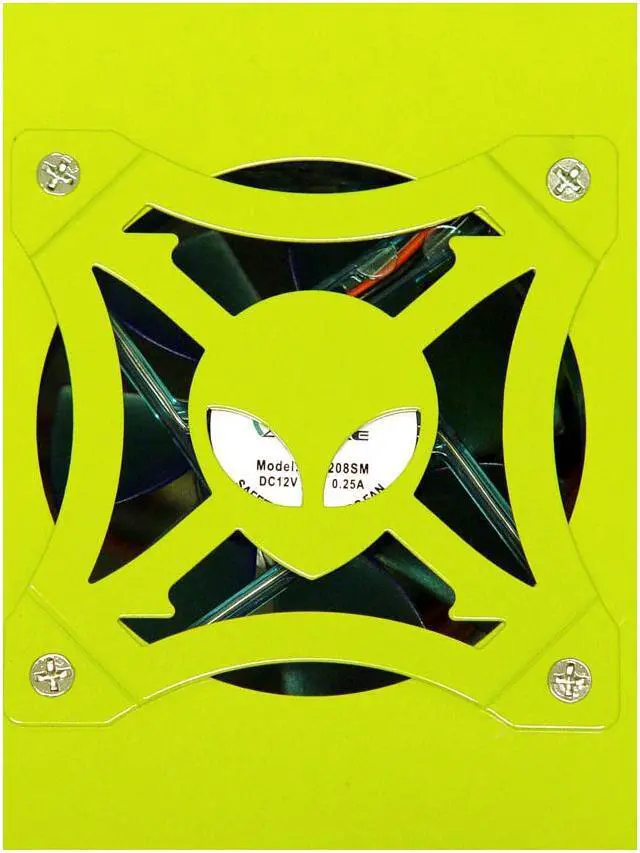 Alt view image 5 of 11 - APEVIA X-Dreamer ATXB3KLW-YL Yellow Steel ATX Mid Tower Computer Case 420W Power Supply