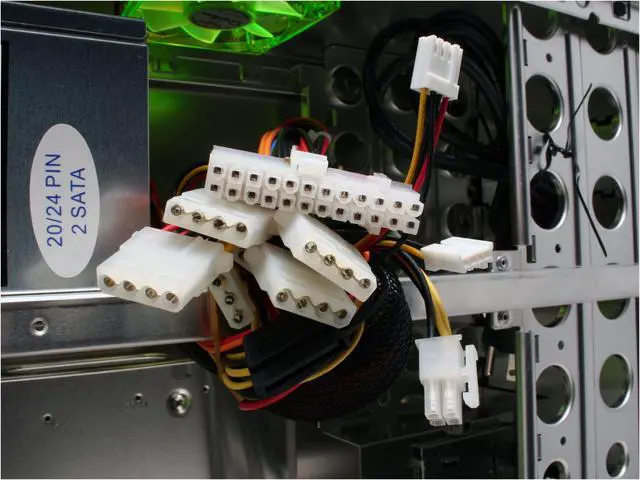 Alt view image 11 of 12 - APEVIA X-Alien ATXA7AW-BK/420 Black Aluminum Server Computer Case 420W Power Supply