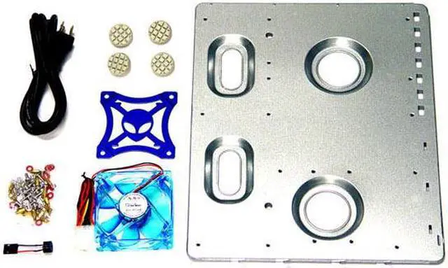 Alt view image 11 of 13 - APEVIA X-Dreamer II ATXB4KLW-BL Blue Steel ATX Mid Tower Computer Case 420W Power Supply