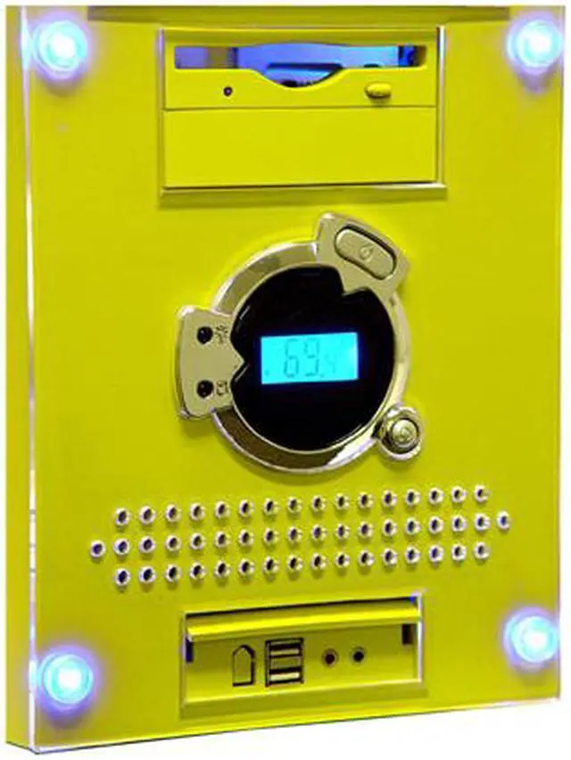 Alt view image 3 of 15 - APEVIA X-Dreamer II ATXB4KLW-YL Yellow Steel ATX Mid Tower Computer Case 420W Power Supply