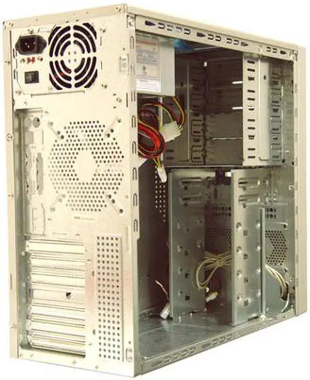 Alt view image 9 of 12 - APEVIA X-Dreamer II ATXB4KLW-AL Silver Steel ATX Mid Tower Computer Case ATX 420W for AMD/Intel Power Supply