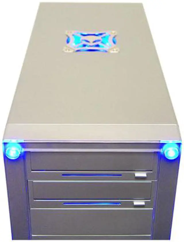 Alt view image 4 of 12 - APEVIA X-Dreamer II ATXB4KLW-AL Silver Steel ATX Mid Tower Computer Case ATX 420W for AMD/Intel Power Supply