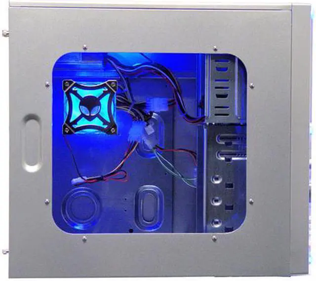 Alt view image 5 of 12 - APEVIA X-Dreamer II ATXB4KLW-AL Silver Steel ATX Mid Tower Computer Case ATX 420W for AMD/Intel Power Supply