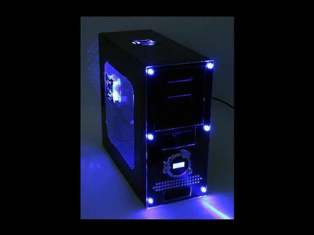 Alt view image 10 of 14 - APEVIA X-Dreamer II ATXB4KLW-BK Black Steel ATX Mid Tower Computer Case 420W Power Supply