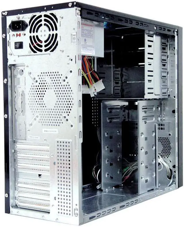 Alt view image 8 of 14 - APEVIA X-Dreamer II ATXB4KLW-BK Black Steel ATX Mid Tower Computer Case 420W Power Supply
