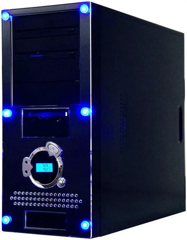 Alt view image 4 of 14 - APEVIA X-Dreamer II ATXB4KLW-BK Black Steel ATX Mid Tower Computer Case 420W Power Supply