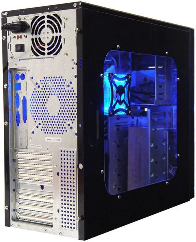Alt view image 7 of 14 - APEVIA X-Dreamer II ATXB4KLW-BK Black Steel ATX Mid Tower Computer Case 420W Power Supply