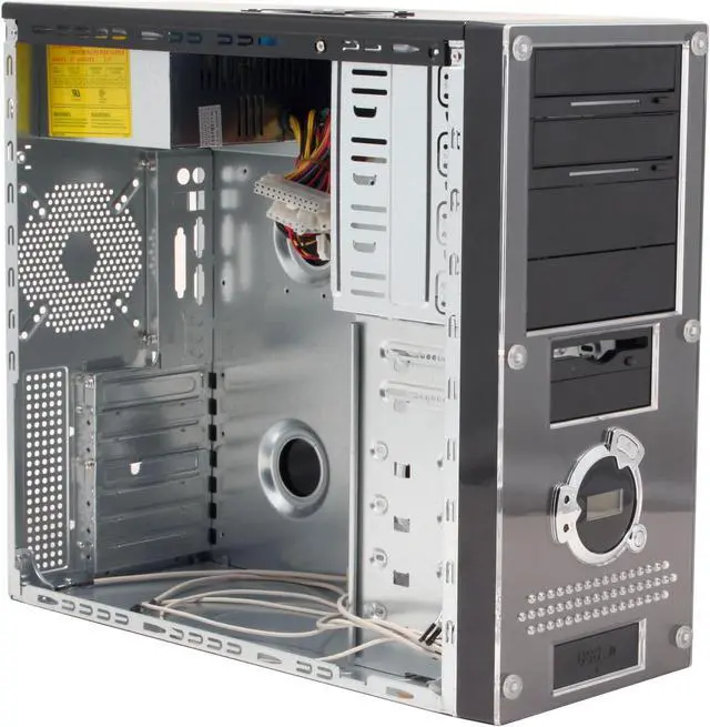 Alt view image 13 of 14 - APEVIA X-Dreamer II ATXB4KLW-BK Black Steel ATX Mid Tower Computer Case 420W Power Supply