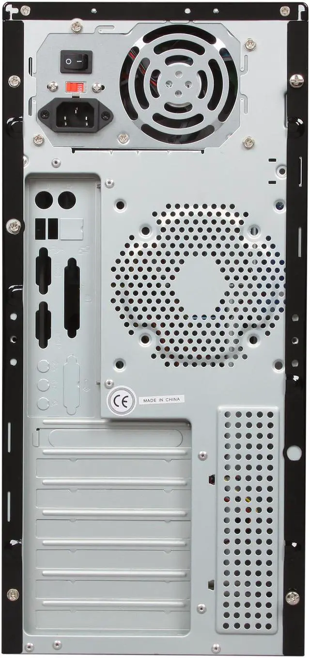 Alt view image 8 of 9 - APEVIA X-Gear ATXB5KLW-BK Black Steel ATX Mid Tower Computer Case 420W Power Supply