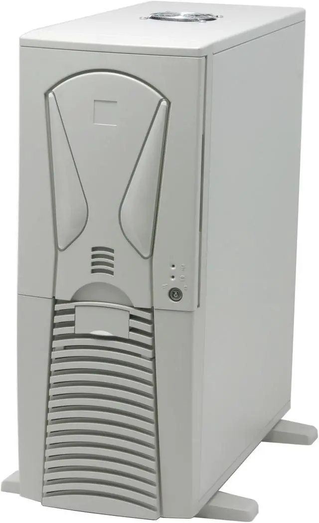 Alt view image 2 of 17 - APEVIA X-Alien ATXA1A/420 Beige Steel Server Computer Case 420W Power Supply