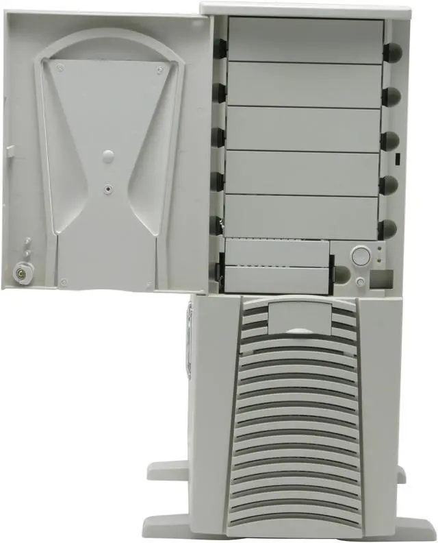 Alt view image 3 of 17 - APEVIA X-Alien ATXA1A/420 Beige Steel Server Computer Case 420W Power Supply