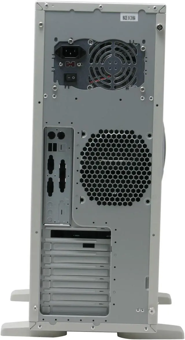 Alt view image 9 of 17 - APEVIA X-Alien ATXA1A/420 Beige Steel Server Computer Case 420W Power Supply