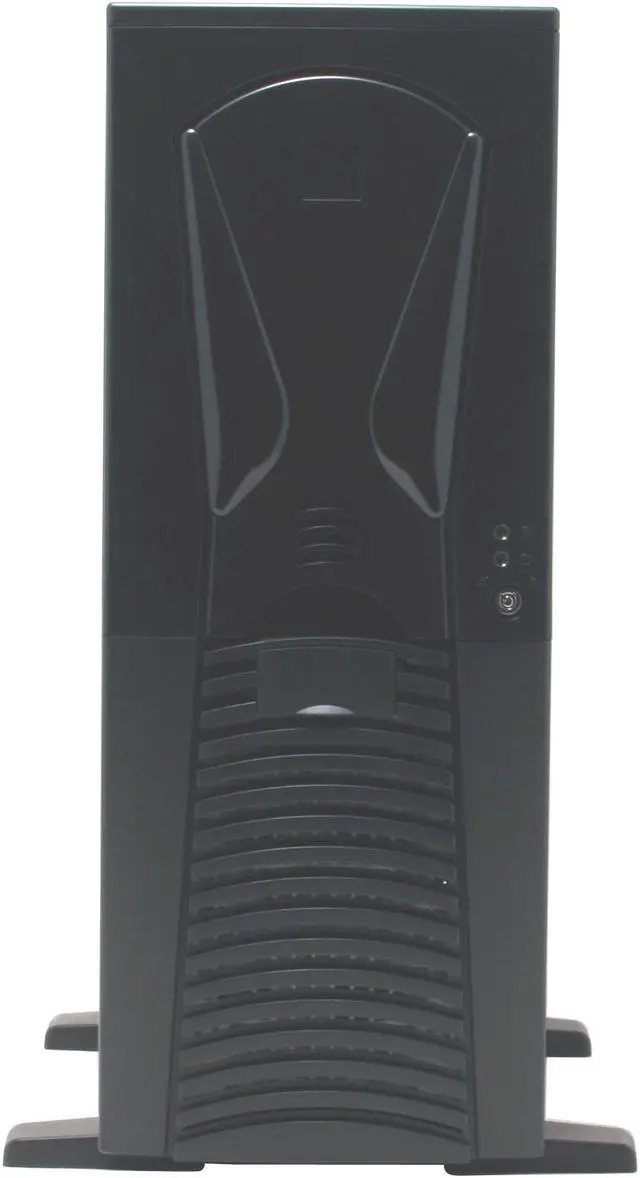 Alt view image 2 of 15 - APEVIA X-Alien ATXA1A-BK/420 Black Steel Server Computer Case 420W Power Supply