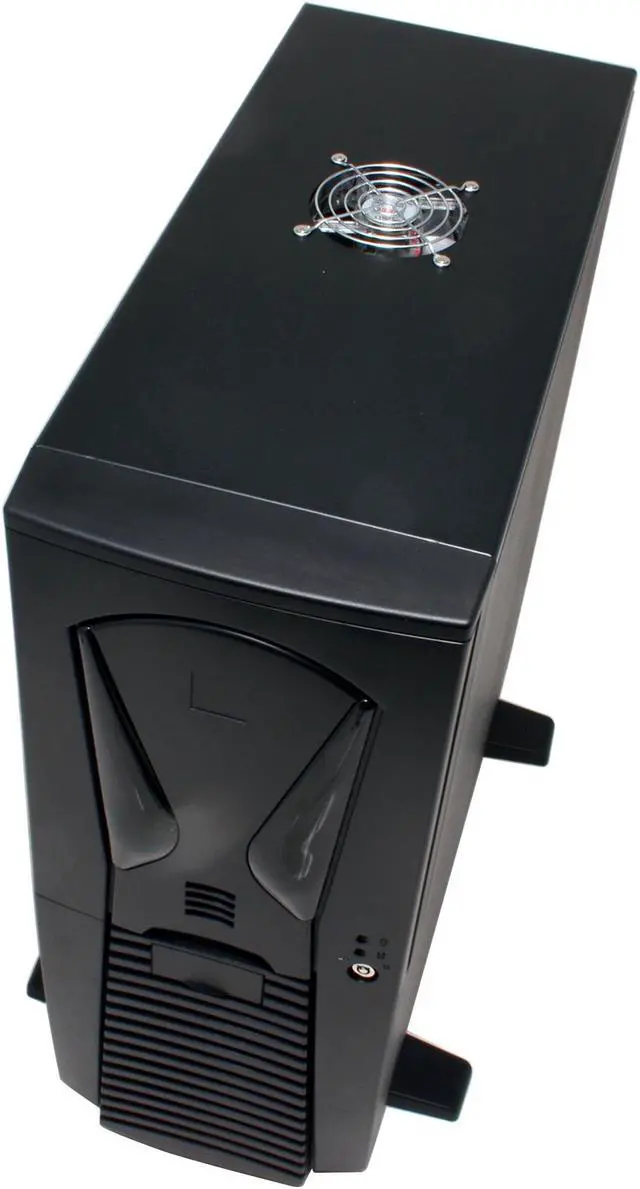 Alt view image 4 of 15 - APEVIA X-Alien ATXA1A-BK/420 Black Steel Server Computer Case 420W Power Supply