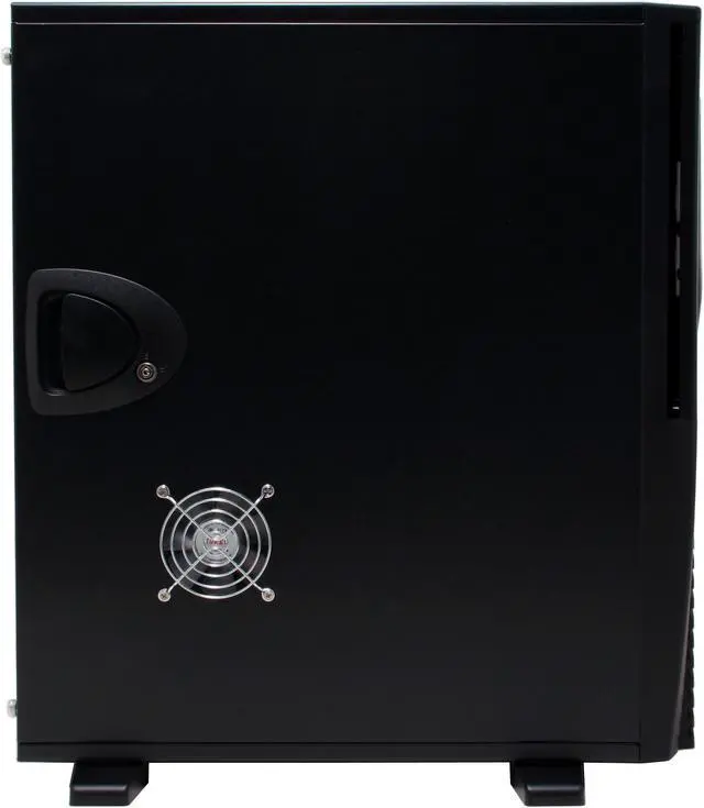 Alt view image 7 of 15 - APEVIA X-Alien ATXA1A-BK/420 Black Steel Server Computer Case 420W Power Supply