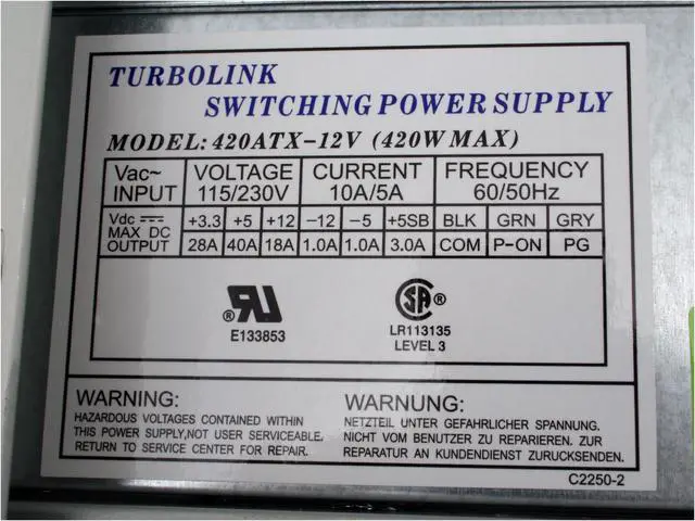 Alt view image 12 of 15 - APEVIA X-Alien ATXA1A-BK/420 Black Steel Server Computer Case 420W Power Supply