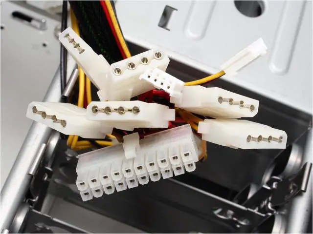 Alt view image 13 of 15 - APEVIA X-Alien ATXA1A-BK/420 Black Steel Server Computer Case 420W Power Supply