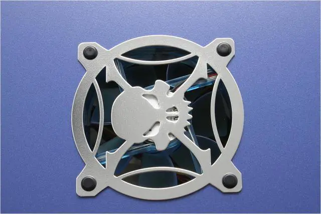 Alt view image 9 of 12 - APEVIA X-Alien ATXA1AW-BL/420 Blue Steel Server Computer Case 420W Power Supply