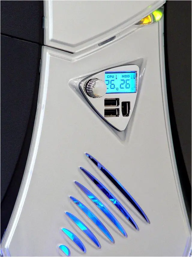 Alt view image 3 of 13 - APEVIA X-Navigator ATXA8NW-AL/500 Silver / Black Aluminum ATX Full Tower Computer Case 500W Power Supply