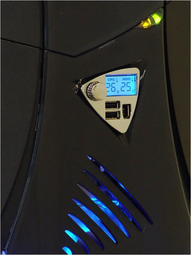 Alt view image 3 of 14 - APEVIA X-Navigator ATXA8NW-BK/500 Black Aluminum ATX Mid Tower Computer Case 500W Power Supply