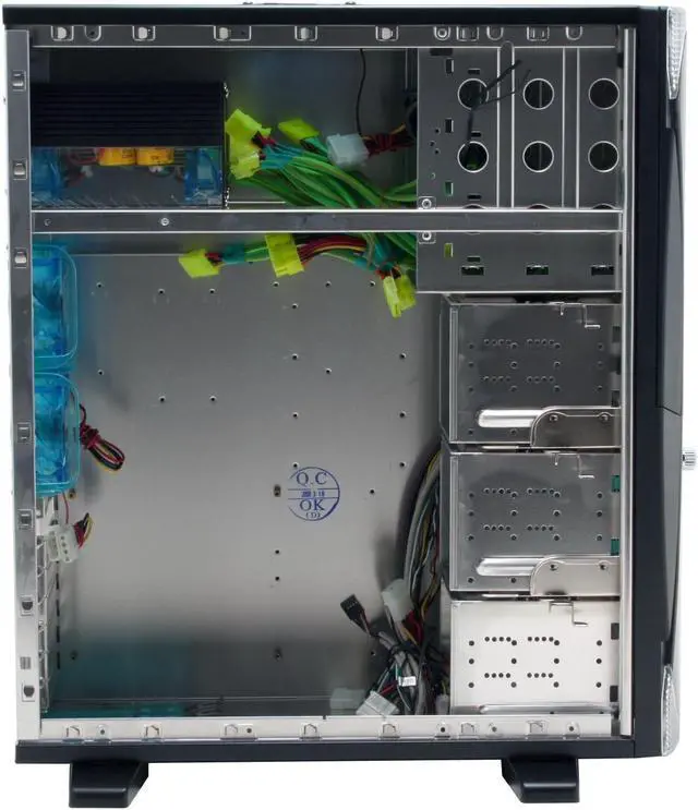 Alt view image 8 of 14 - APEVIA X-Navigator ATXA8NW-BK/500 Black Aluminum ATX Mid Tower Computer Case 500W Power Supply
