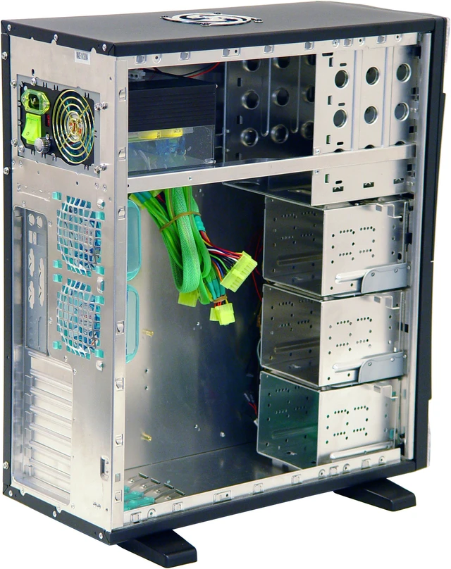 APEVIA X-Navigator ATXA8NW-GN/500 Black/Green Computer Case - Newegg.com