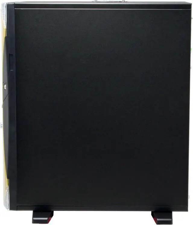 Alt view image 14 of 14 - APEVIA X-Navigator ATXA8NW-YL/500 Black/Yellow Aluminum ATX Mid Tower Computer Case Aluminum 500W see-through Power Supply