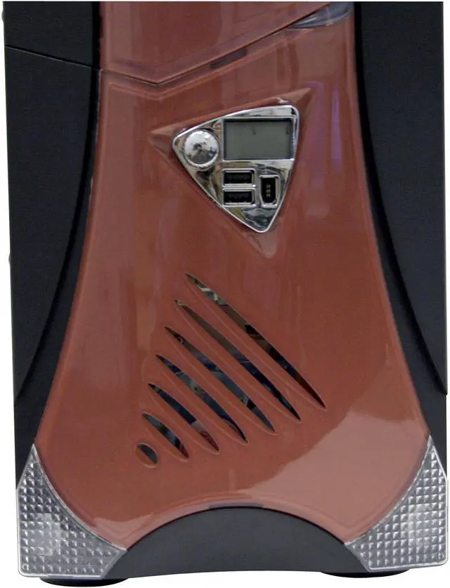 Alt view image 3 of 13 - APEVIA X-Navigator ATXA8NW-RD/500 Black/Red Aluminum ATX Mid Tower Computer Case 500W Power Supply