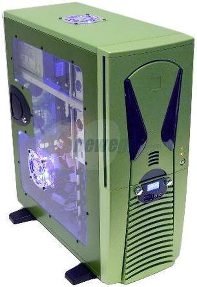 Babyatx Computer APEVIA X-SUPERALIEN ATXA6SW-GN/420 Green Computer Case - Newegg.com