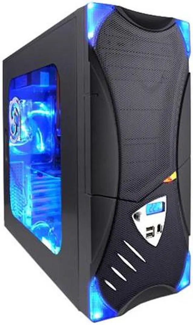 Main image of APEVIA X-Plorer ATXB8KLW-BK/420 Black Steel ATX Mid Tower Computer Case 420W Power Supply