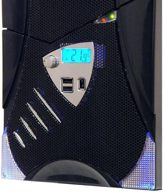 Alt view image 6 of 17 - APEVIA X-Plorer ATXB8KLW-BK/420 Black Steel ATX Mid Tower Computer Case 420W Power Supply