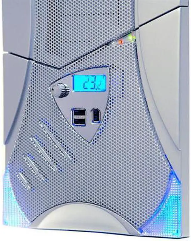 Alt view image 5 of 14 - APEVIA X-Plorer ATXB8KLW-SS Silver Steel ATX Mid Tower Computer Case