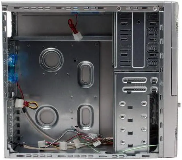 Alt view image 10 of 14 - APEVIA X-Plorer ATXB8KLW-SS Silver Steel ATX Mid Tower Computer Case