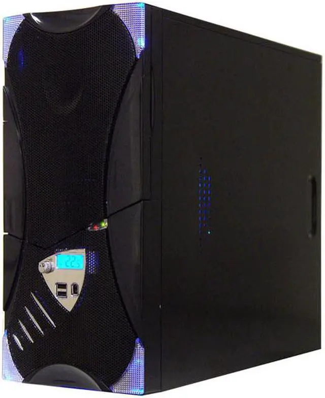 Alt view image 4 of 15 - APEVIA X-Plorer ATXB8KLW-BK Black Steel ATX Mid Tower Computer Case