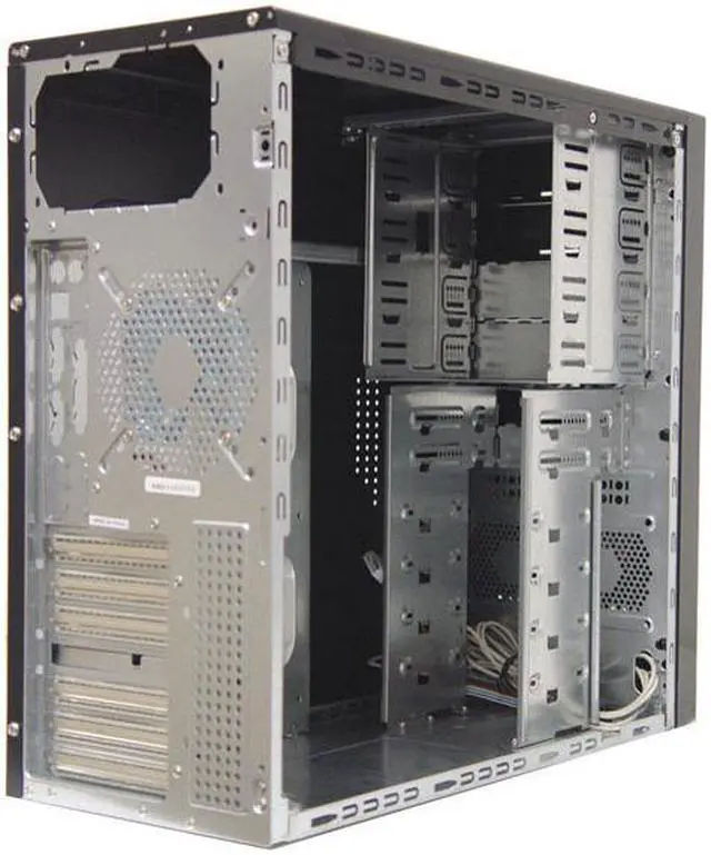 Alt view image 12 of 15 - APEVIA X-Plorer ATXB8KLW-BK Black Steel ATX Mid Tower Computer Case