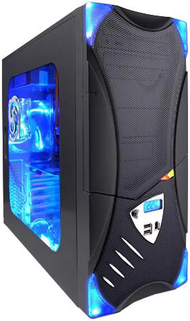 Main image of APEVIA X-Plorer ATXB8KLW-BK Black Steel ATX Mid Tower Computer Case